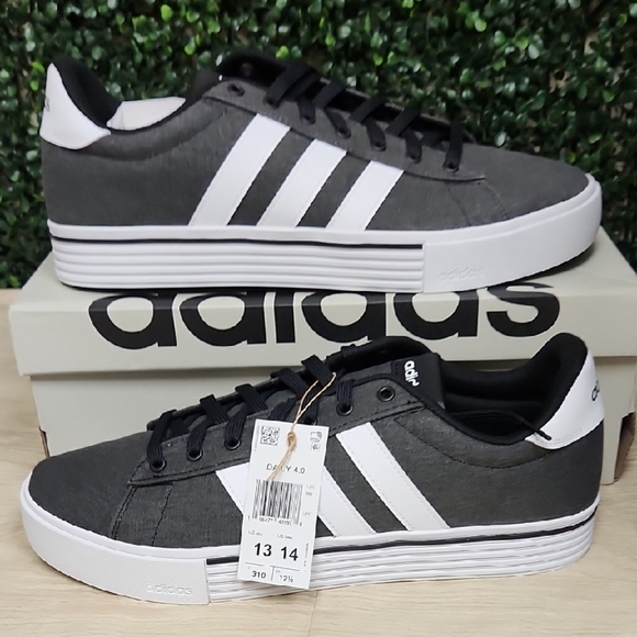 Adidas Gray and White Sneakers - Picture 1 of 8